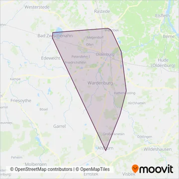 Схема покрытия компании VWG