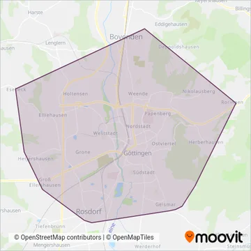 Схема покрытия компании GöVB