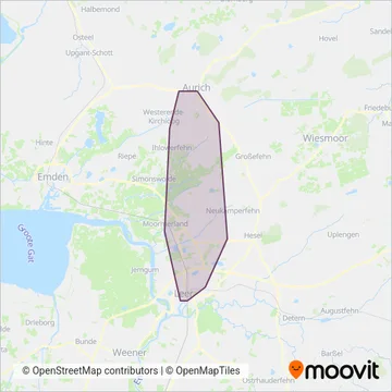 Схема покрытия компании Omnibusbetrieb Andreesen