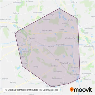 Схема покрытия компании PVG