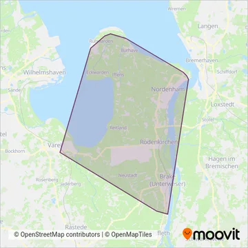 Схема покрытия компании VBW