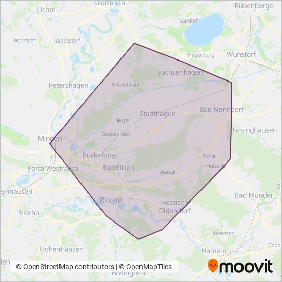 Schaumburger Verkehrs-Gesellschaft mbH Verbundsgebiet