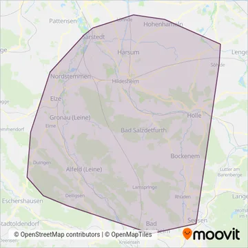 Схема покрытия компании RVHI