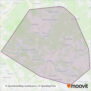 Схема покрытия компании CeBus