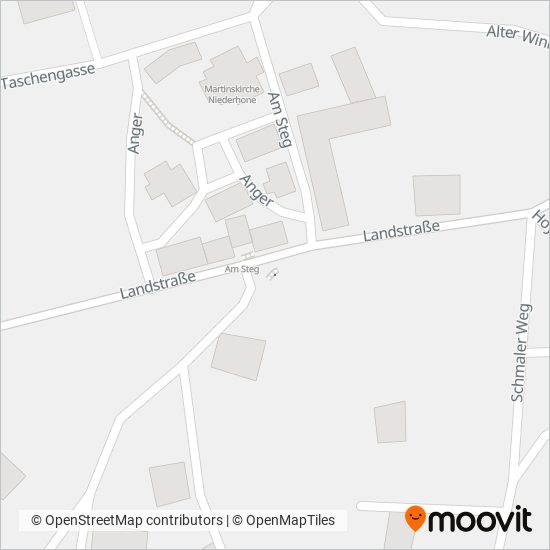 cantus Verkehrsgesellschaft coverage area map