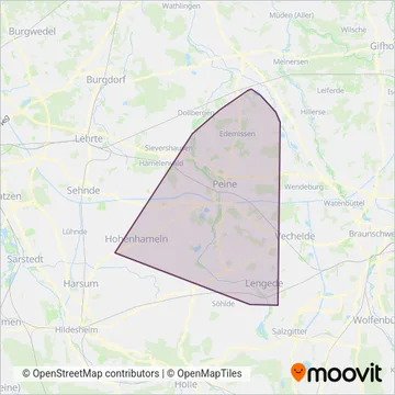 Схема покрытия компании ONS