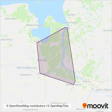 Схема покрытия компании Gebken Reisen