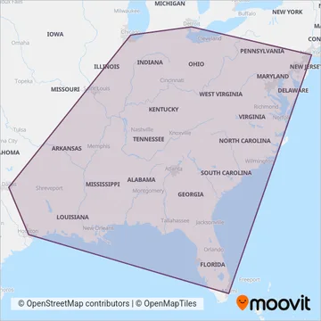 Greyhound-us coverage area map