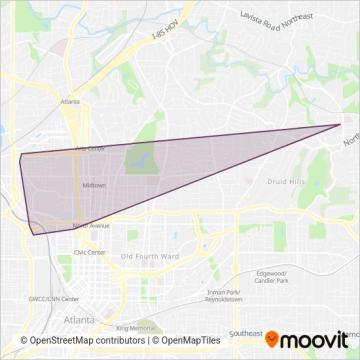 Stinger coverage area map