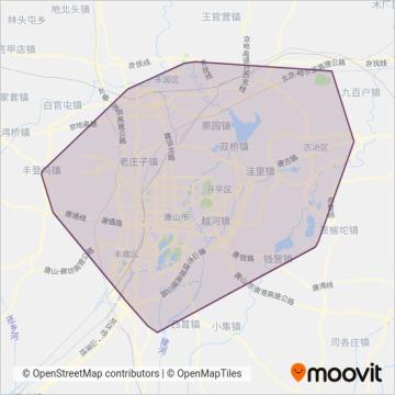 唐山公交线路的覆盖范围