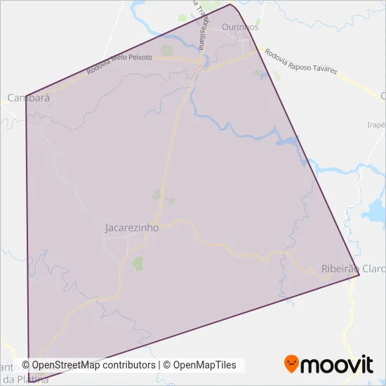 Empresa Princesa do Norte coverage area map