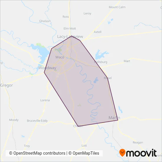 WTS coverage area map