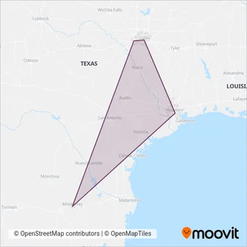 Greyhound-us coverage area map