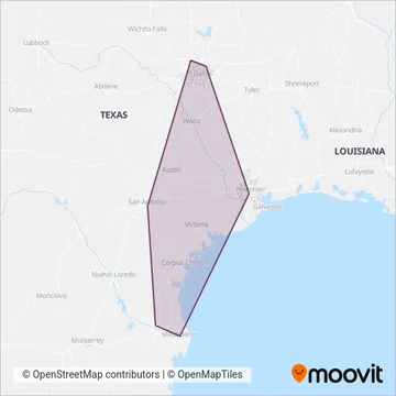 FlixBus-us coverage area map
