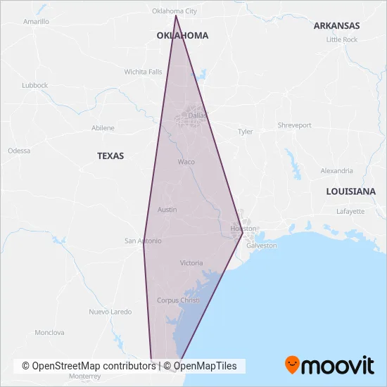 FlixBus-us coverage area map