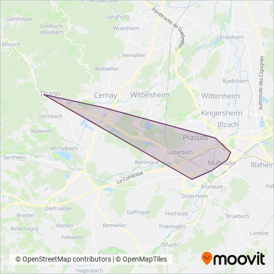 SOLEA coverage area map