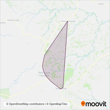 Medianeira Ponta Porã coverage area map