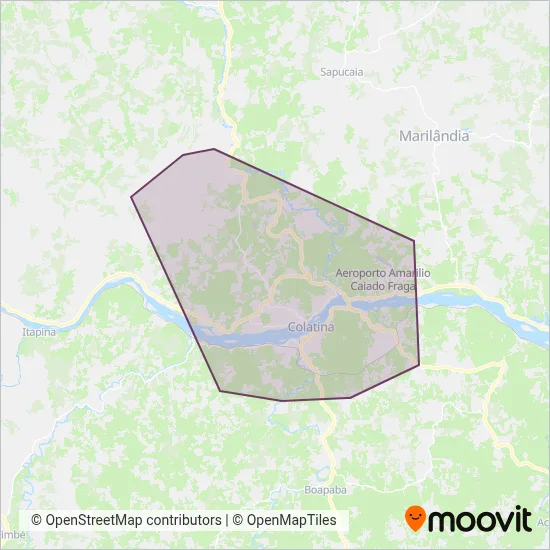 Joana Darc coverage area map