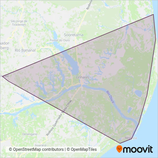 Unimar coverage area map