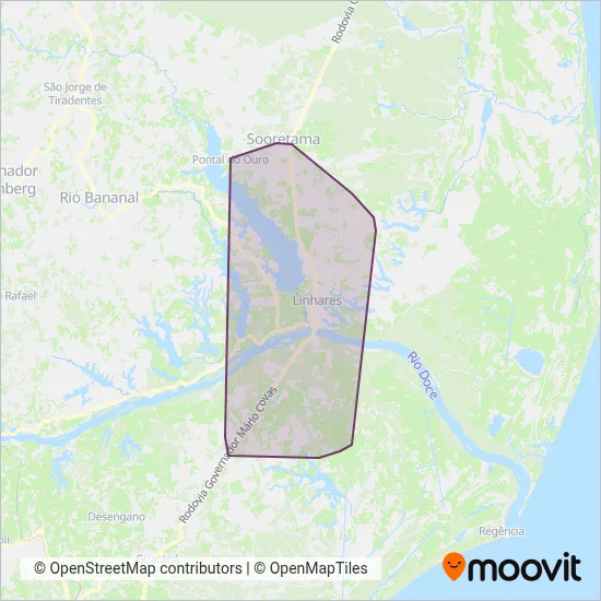 Joana coverage area map