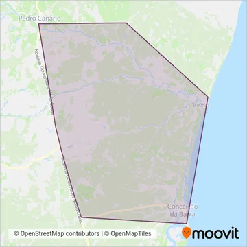 Mar Aberto coverage area map