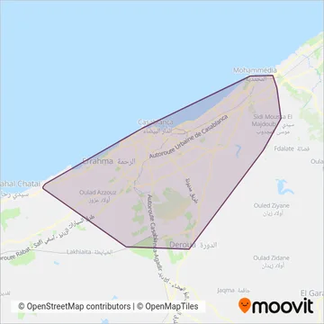 Casabus coverage area map