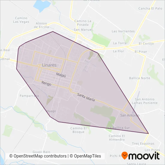 San Ambrosio coverage area map