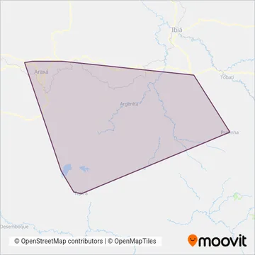 Vera Cruz coverage area map