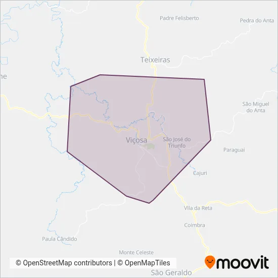 União coverage area map