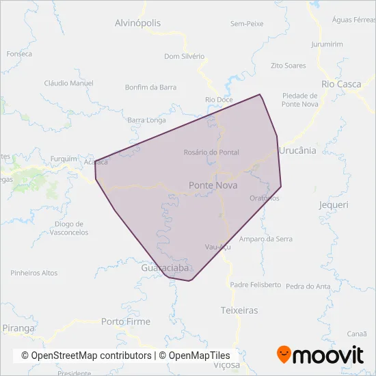São Jorge coverage area map