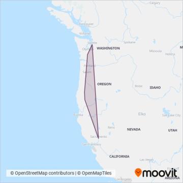 FlixBus-us coverage area map