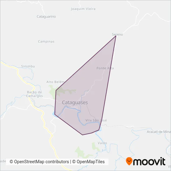 Bonança coverage area map