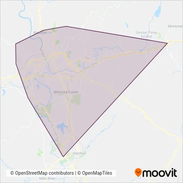 ART coverage area map