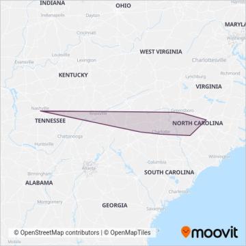 Greyhound-us coverage area map