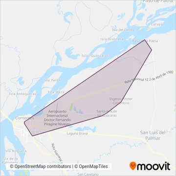 Santa Ana S.R.L coverage area map