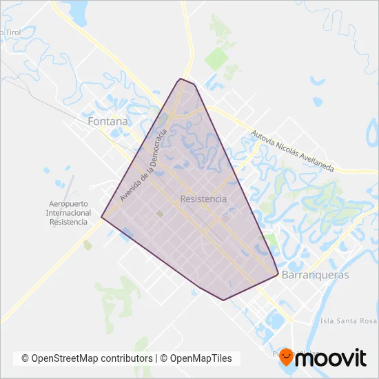 Tiro Federal Rcia SRL coverage area map