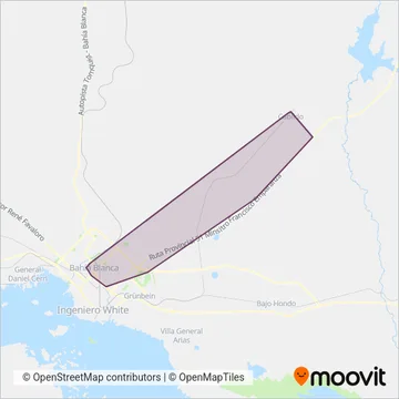 Vía 51 coverage area map