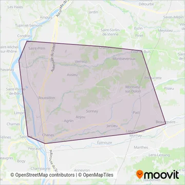 TPR coverage area map