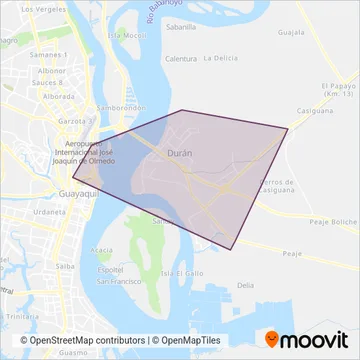 ATD coverage area map