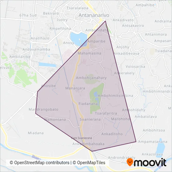 EZAKA coverage area map