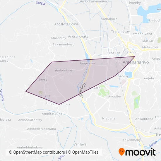 Ambinintsoa coverage area map
