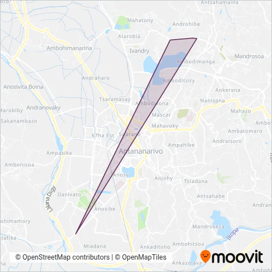 Avotra coverage area map