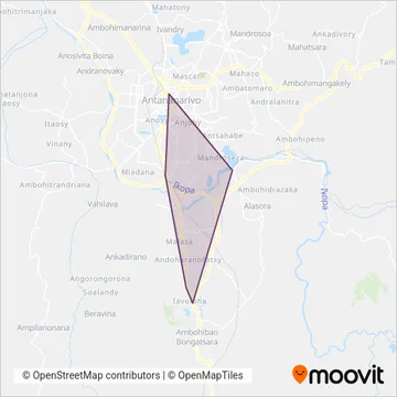 Soamiafara coverage area map