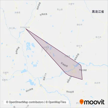 公交 coverage area map