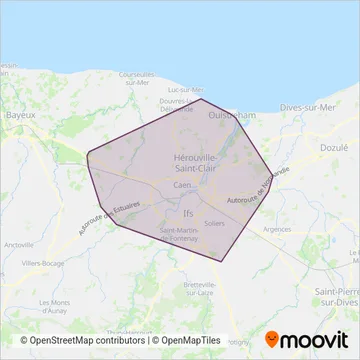 TWISTO (Bus) coverage area map