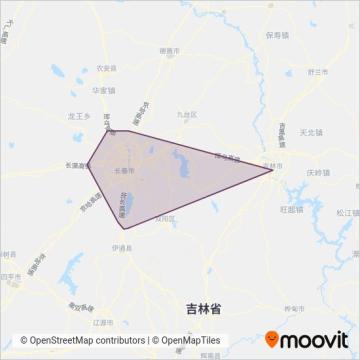公交 coverage area map