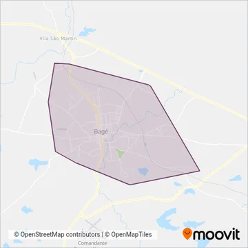 Stadtbus coverage area map