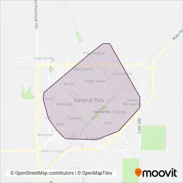 Corpico coverage area map