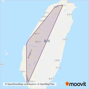 統聯客運 coverage area map