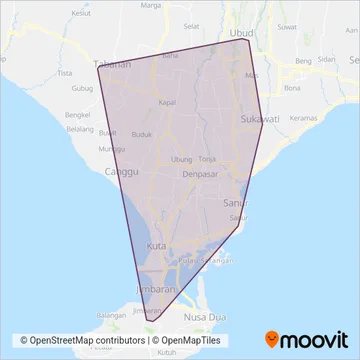 TMD coverage area map